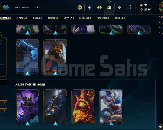 65 Hero 21 skin DJ SONA olan Plat 4 0lp hesap