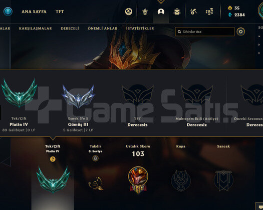 65 Hero 21 skin DJ SONA olan Plat 4 0lp hesap