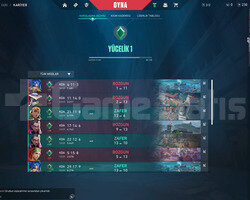 Ascendant 1 80rr High elo high kda hesap