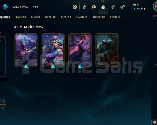 TR GOLD 4 63WR I DİAMOND ELO 26K MAVİ ÖZ KOSTÜMLÜ