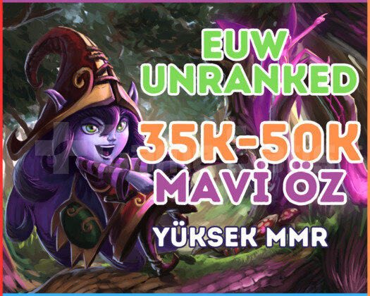EUW - UNRANKED 30 LEVEL HESAP