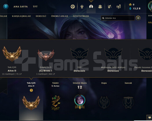 TR GOLD 2 75LP 68WR I DİAMOND ELO 13K MAVİ ÖZ