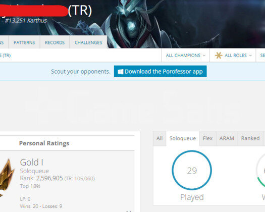 TR GOLD 1 69WR I DİAMOND ELO 14K MAVİ ÖZ KOSTÜMLÜ