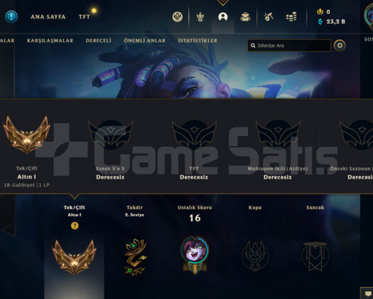 TR GOLD 1 62WR I DİAMOND ELO 23K MAVİ ÖZ