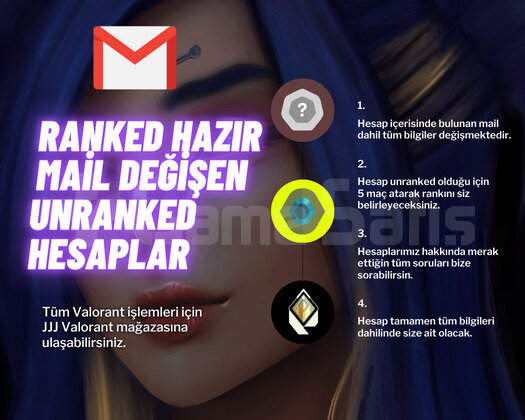 TR - RANKED HAZIR MAİL DEĞİŞEN UNRANKED HESAP