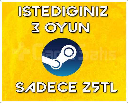 İSTEDİĞİNİZ 3 OYUN 25TL