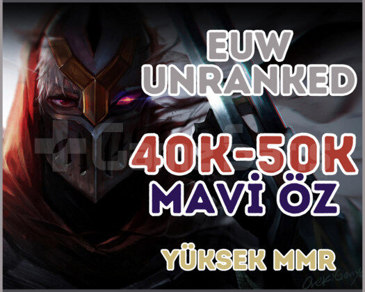 EUW - UNRANKED 30 LEVEL HESAP