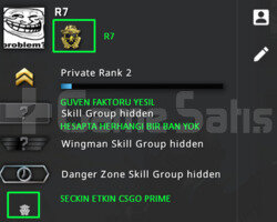 1 MADALYA | PRIME CSGO | GUVEN FAKTORU YESIL