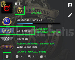 CSGO PRIME | RANK ACIK NOVA 2 | YESIL FAKTOR