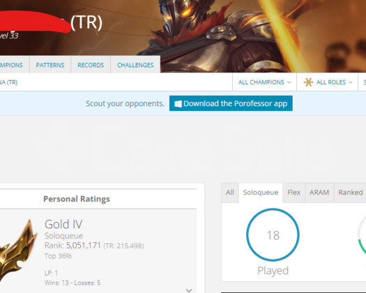 TR GOLD 4 72WR I HİGH MMR 12K MAVİ ÖZ