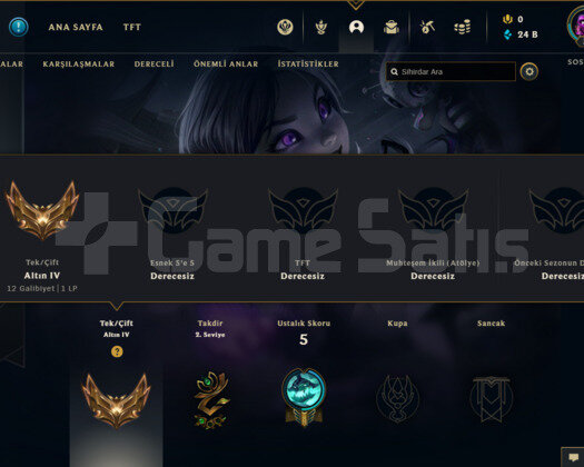 TR GOLD 4 80WR I DİAMOND ELO 24K MAVİ ÖZ