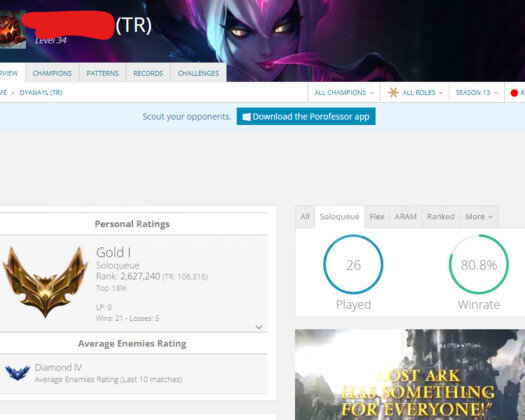 TR GOLD 1 80WR I DİAMOND ELO 13K MAVİ ÖZ