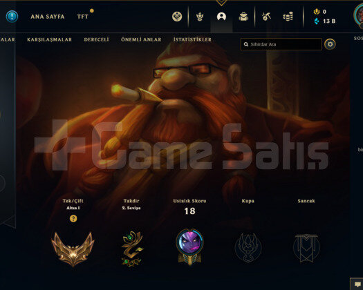 TR GOLD 1 80WR I DİAMOND ELO 13K MAVİ ÖZ