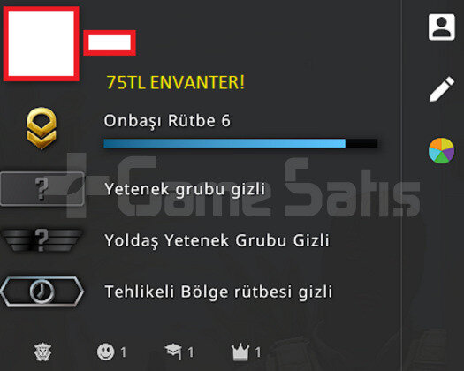 75TL ENVANTER TÜRK PRİME HESAP