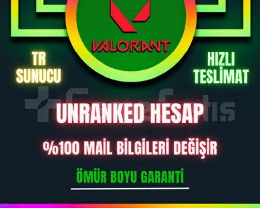 Valorant TR - MAİL DEĞİŞEN UNRANKED 20 SV HESAPLAR