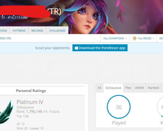 TR PLAT 4 13LP 61WR I YÜKSEK ELO 22K MAVİ ÖZ