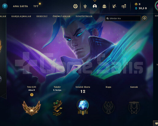 TR Gold 2 | 4 Kostüm - 20K Mö | LoL Hesap