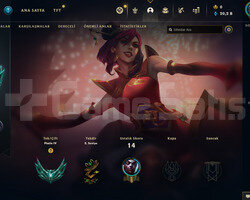 TR 65 WR Plat 4 | 1 Kostüm 21 Hero | LoL Hesap