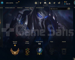 TR Gold 4 | 5 Kostüm - 44K Mö | LoL Hesap