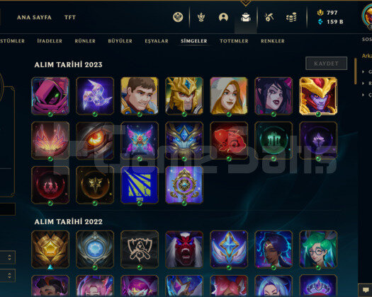 190 KOSTÜMLÜ 336 LEVEL 150K+ MAVİ ÖZ TR HESAP