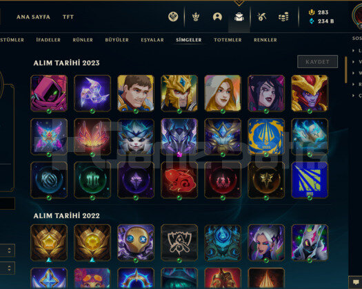 187 KOSTÜMLÜ 526 LEVEL 230K+ MAVİ ÖZ TR HESAP