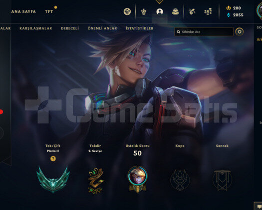 TR PLAT 2 I YÜKSEK ELO SMURF