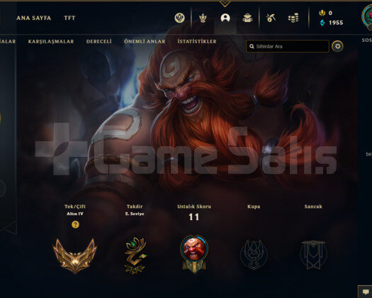 TR GOLD 4 74WR I DİAMOND ELO SÜPER SMURF