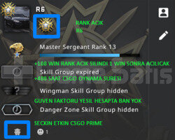 CSGO PRIME 400 SAAT RANK ACIK YESIL FAKTOR