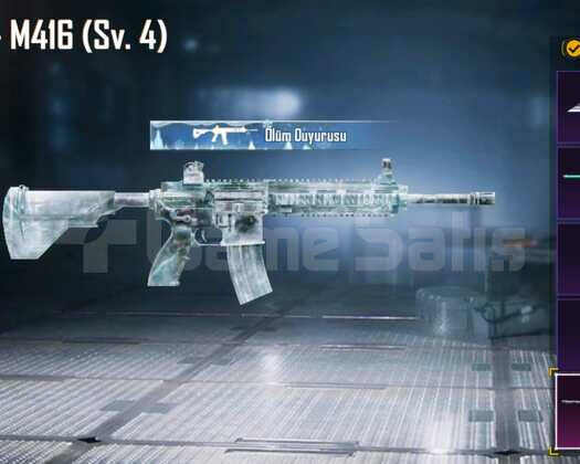 32 DESTANSI/ BUZ M416 4 SV./ 3 ÖLÜM MESAJI/ 5 yk
