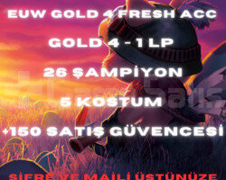 EUW GOLD 4 57 WR HESAP