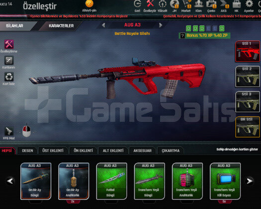 62 LEVEL BOL +7 Lİ SAĞLAM