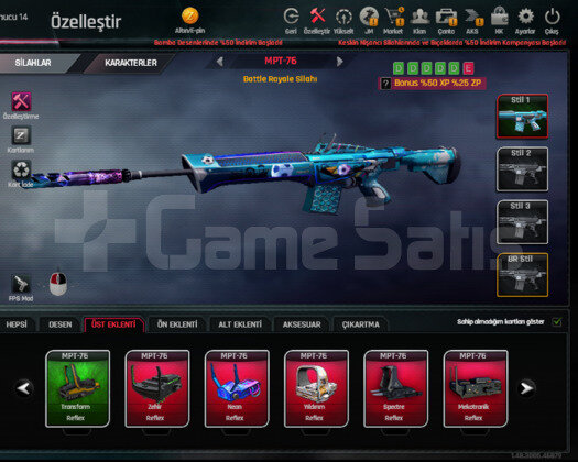62 LEVEL BOL +7 Lİ SAĞLAM