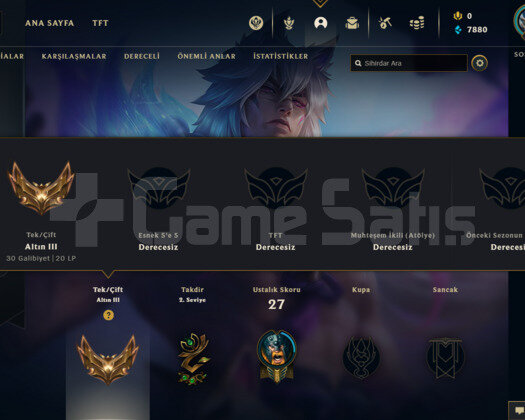 TR Gold 3 20lp I High mmr smurf