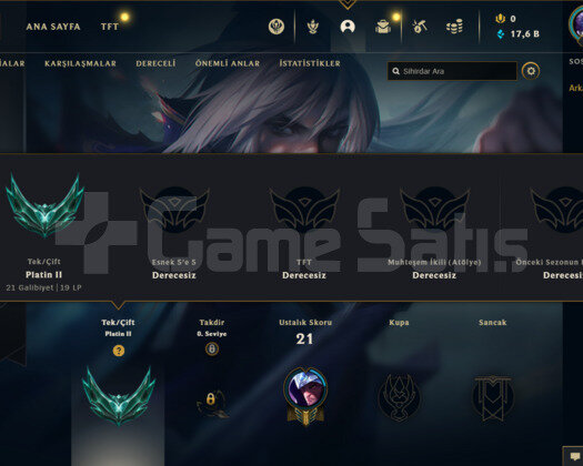 TR PLAT 2 68WR I DİAMOND ELO BOL KOSTÜMLÜ