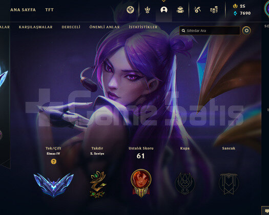 TR Elmas 4 | 18 Kostüm - 35 Hero | LoL Hesap