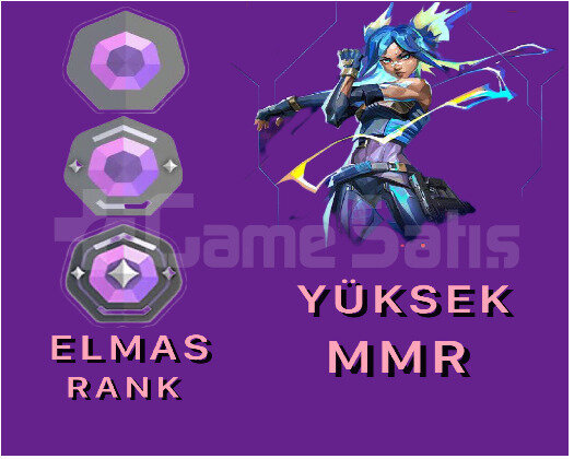 ELMAS Rank - Yüksek MMR - İLK SAHİBİYİM 7/24 AKTİF