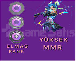 ELMAS Rank - Yüksek MMR - İLK SAHİBİYİM 7/24 AKTİF
