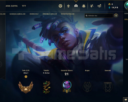 TR GOLD 1 60WR I DİAMOND ELO 15K MAVİ ÖZ KOSTÜMLÜ