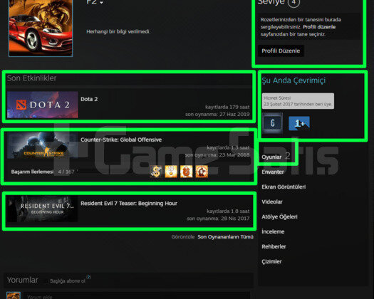 2 MADALYA | PRIME CSGO | MAGAZA TR YESIL FAKTOR