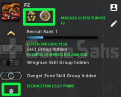 2 MADALYA | PRIME CSGO | MAGAZA TR YESIL FAKTOR