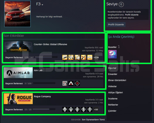 CSGO PRIME | RANK ACIK | YESIL FAKTOR MAGAZA TR