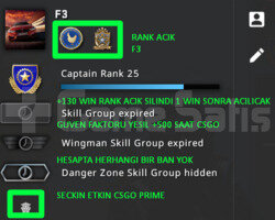 CSGO PRIME | RANK ACIK | YESIL FAKTOR MAGAZA TR