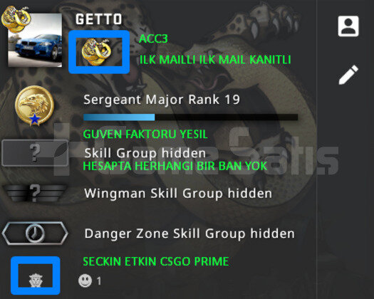 ILK MAIL | CSGO PRIME | GUVEN FAKTORU YESIL
