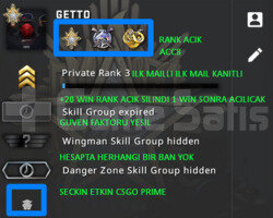 ILK MAIL | CSGO PRIME | RANK ACIK YESIL FAKTOR