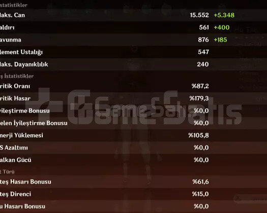 Ganyu + Amos Yayı + Kızıl Kum Asası AR54