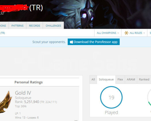 TR GOLD 4 68WR I YÜKSEK ELO KOSTÜMLÜ 13K MAVİ ÖZ