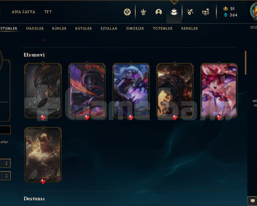 70 KOSTÜM | 90 HERO | GOLD1 HESAP