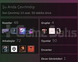14 madalya 72 lvl steam prime temiz hesap