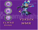 ELMAS Rank - Yüksek MMR - İLK SAHİBİYİM 7/24 AKTİF