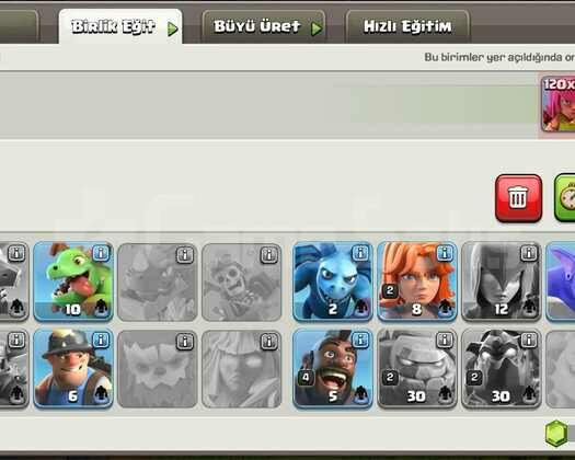 86 LVL  TAM ERİŞİM 1175 CUP 1350 GEMS